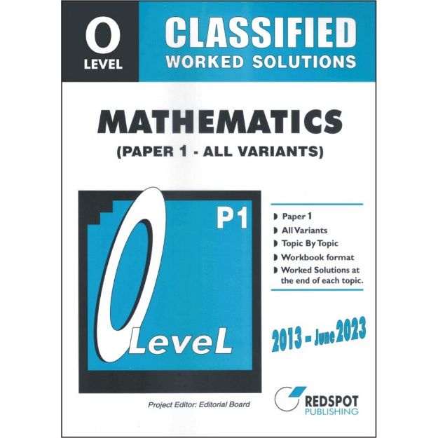 Picture of O Level Classified Mathematics P1 (All Variants)