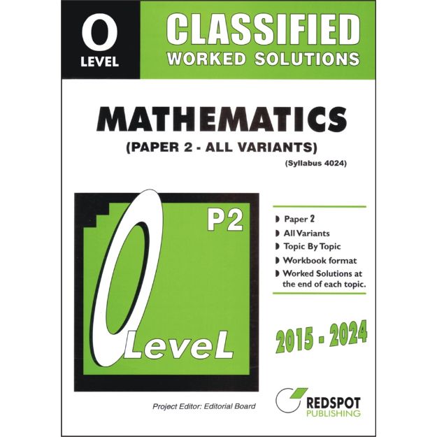 Picture of O Level Classified Mathematics P2 (All Variants) 