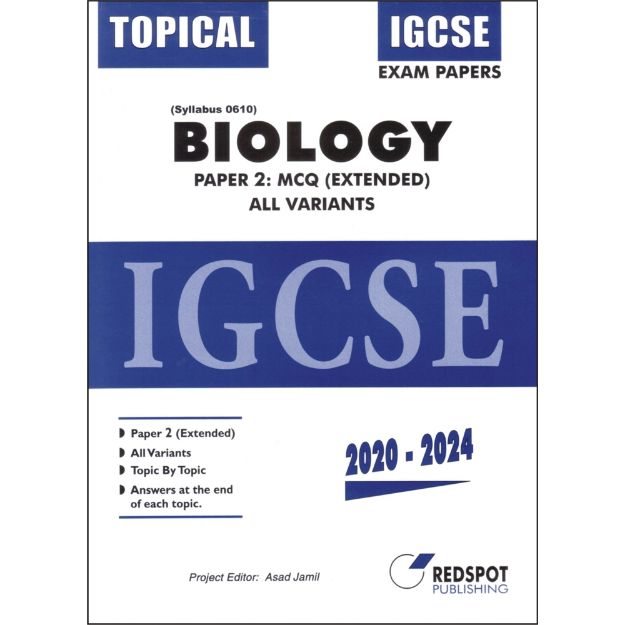 Picture of IGCSE Biology 0610, P2,  MCQ (Topical)  All Variants